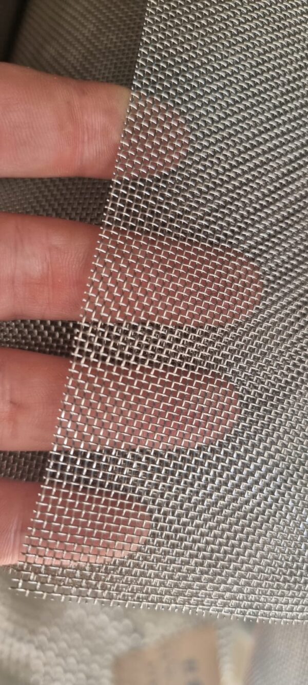 Sita plasa inox Mesh 12 fir 0.5mm ochi 1.61mm