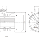 Dimensiuni motor 132B14 1