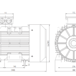 Dimensiuni motor 132B3 3
