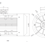 Dimensiuni motor 132B5 1