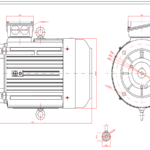 Dimensiuni motor 160B5 1