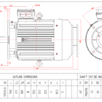Dimensiuni motor 180B5 2