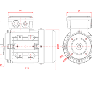 Dimensiuni motor 63B14 1