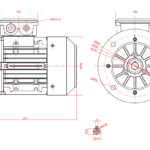 Dimensiuni motor 80B5 1