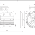Dimensiuni motor 90B14 3