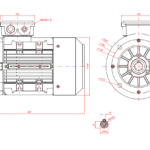 Dimensiuni motor 90B5